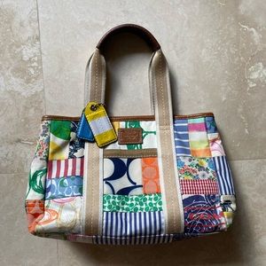 Vintage Coach Patchwork Purse